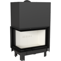 Kamīnu kurtuve Kratki  MBA 17 BS giljotīna (kreisā)