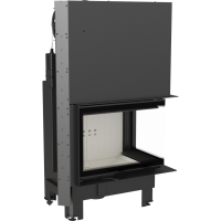 Kamīna kurtuve Kratki  MBZ 13 BS giljotīna (labā)